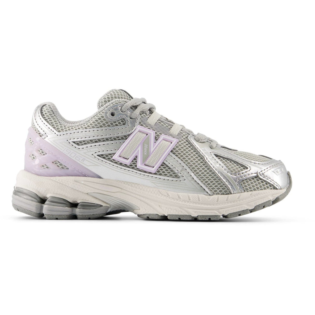 New Balance Silver Metallic 1906 Kids Lace Sneakers