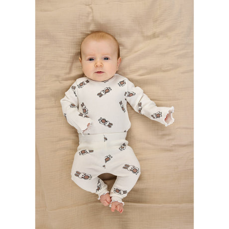 THE NEW Siblings Cloud Dancer AOP TNSBPippa L_S Rib Body