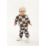 THE NEW Siblings Toffee Check TNSTPaulie OS Sweatshirt