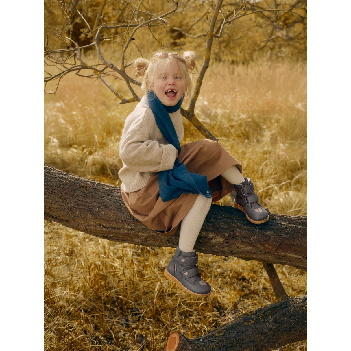 Angulus Lavender/Multi Glitter/Lavende TEX Boot with Sparkling Glitter Hearts