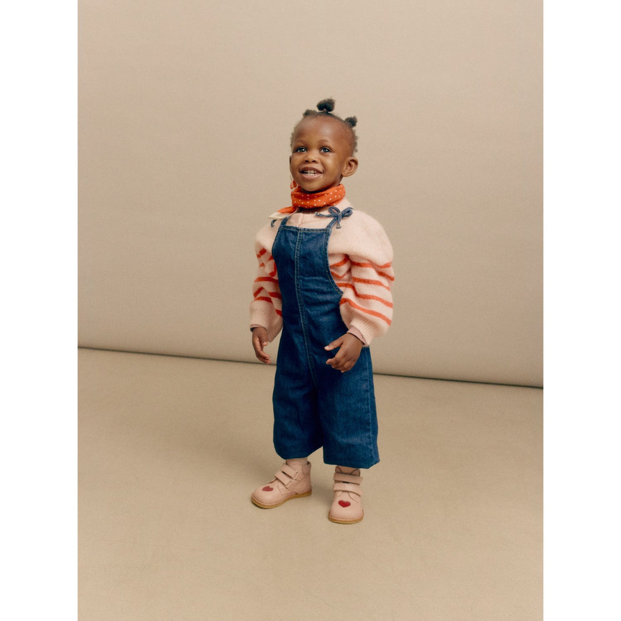 Angulus Rosebud/Berry Beginner shoes Med Udstanset Kontrasthjerte