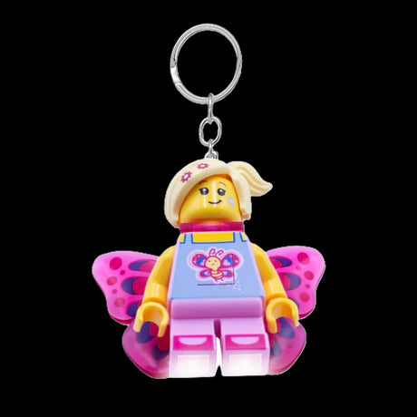Euromic Lego® Iconic Butterfly Girl Keychain W/Led Light