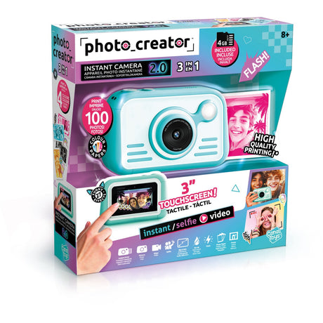 Studio Creator Photo Creator Instant Camera With Color Photo Paper