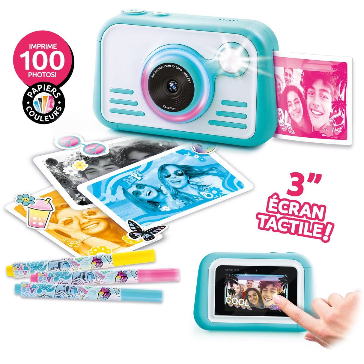 Studio Creator Photo Creator Instant Camera With Color Photo Paper