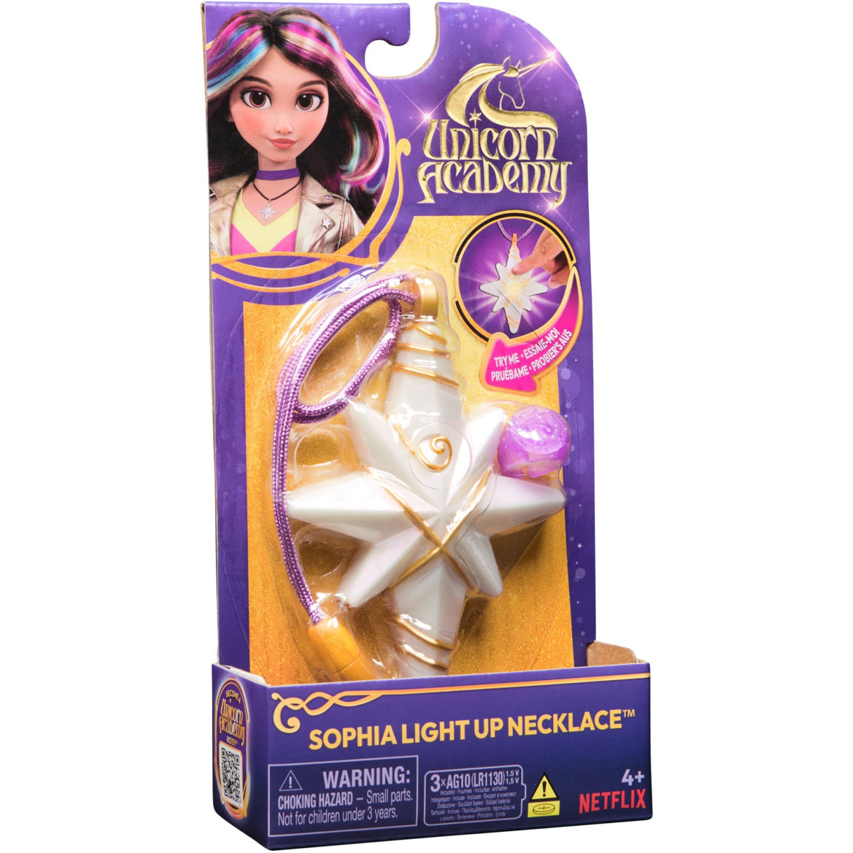 Unicorn Academy Uca Sophia's Light Up Necklace & Ring