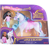 Unicorn Academy Uca Doll & Unicorn V2 Layla & Glacier
