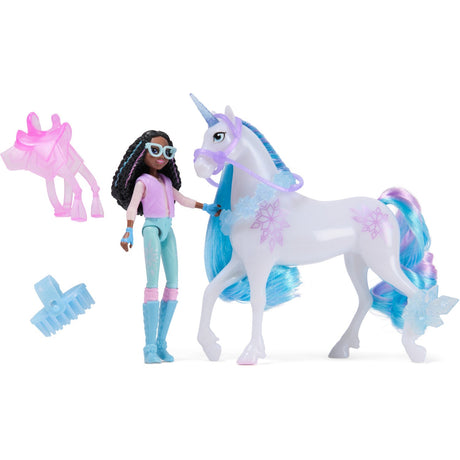 Unicorn Academy Uca Doll & Unicorn V2 Layla & Glacier