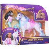 Unicorn Academy Uca Doll & Unicorn V2 Layla & Glacier