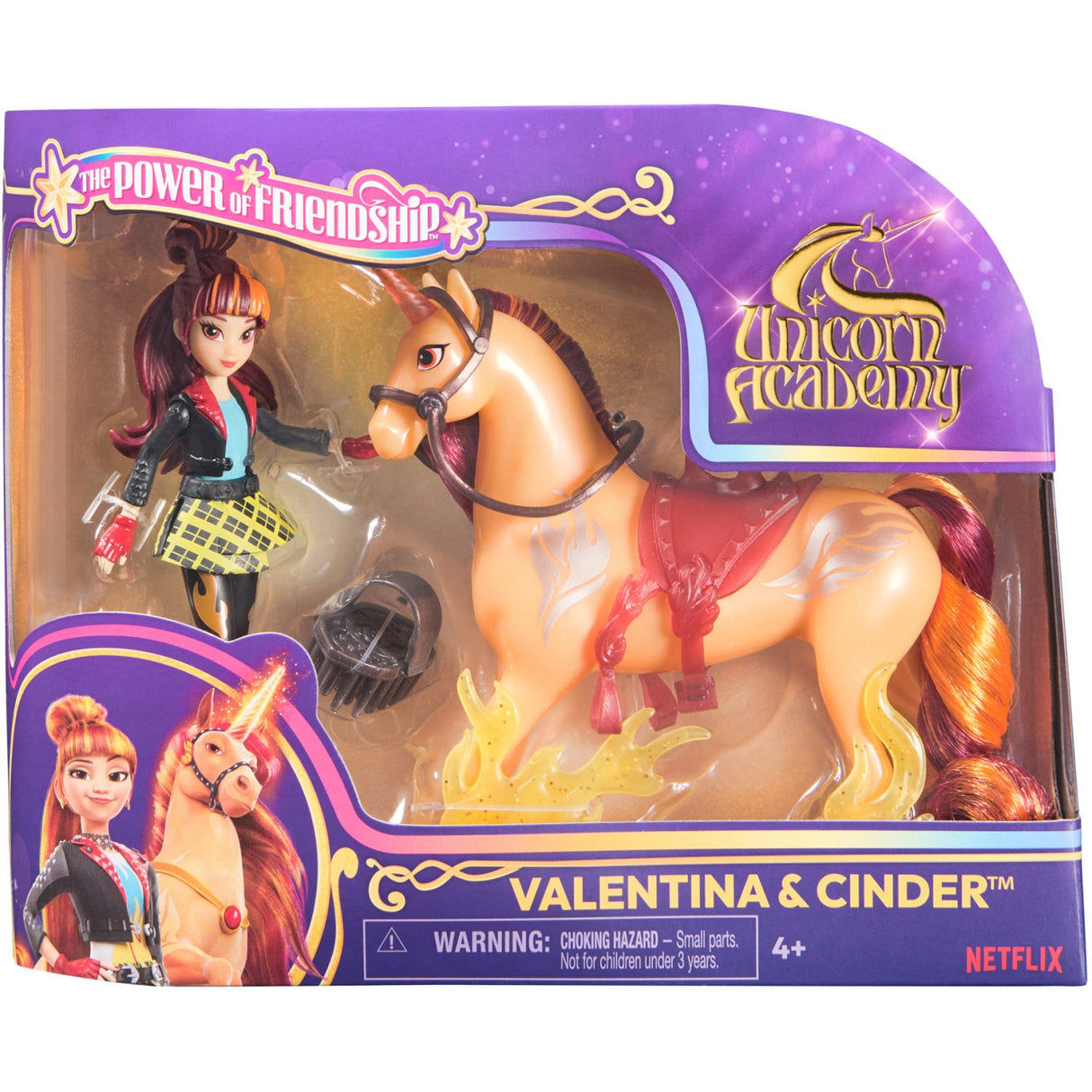 Unicorn Academy Uca Doll & Unicorn V2 Valentina & Cinder