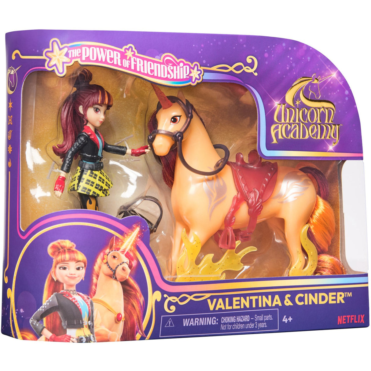 Unicorn Academy Uca Doll & Unicorn V2 Valentina & Cinder