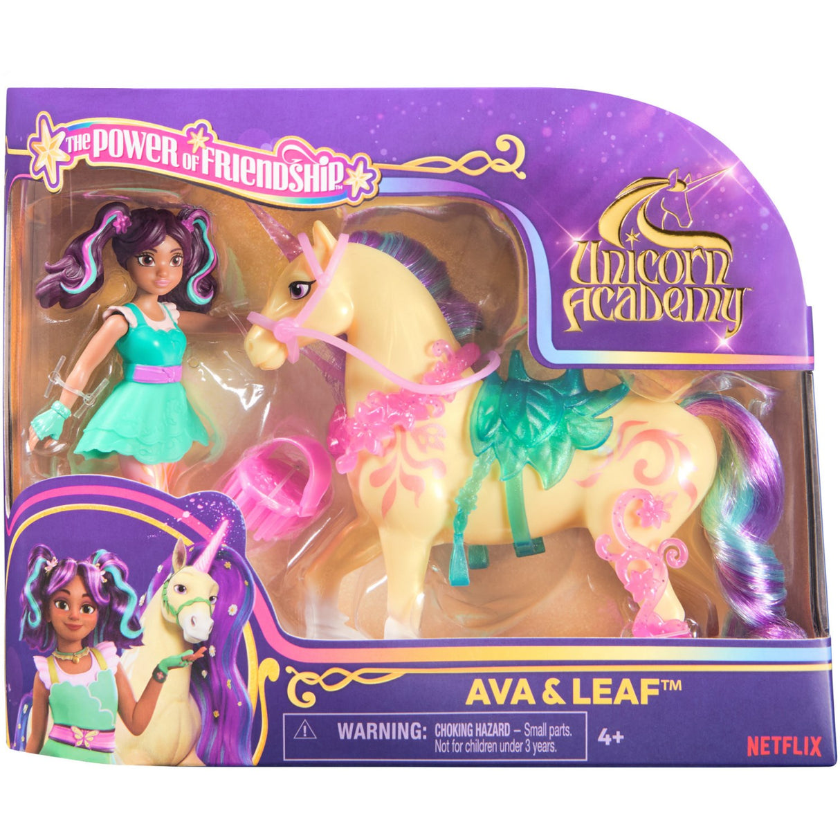Unicorn Academy Doll & Unicorn V2 Ava & Leaf