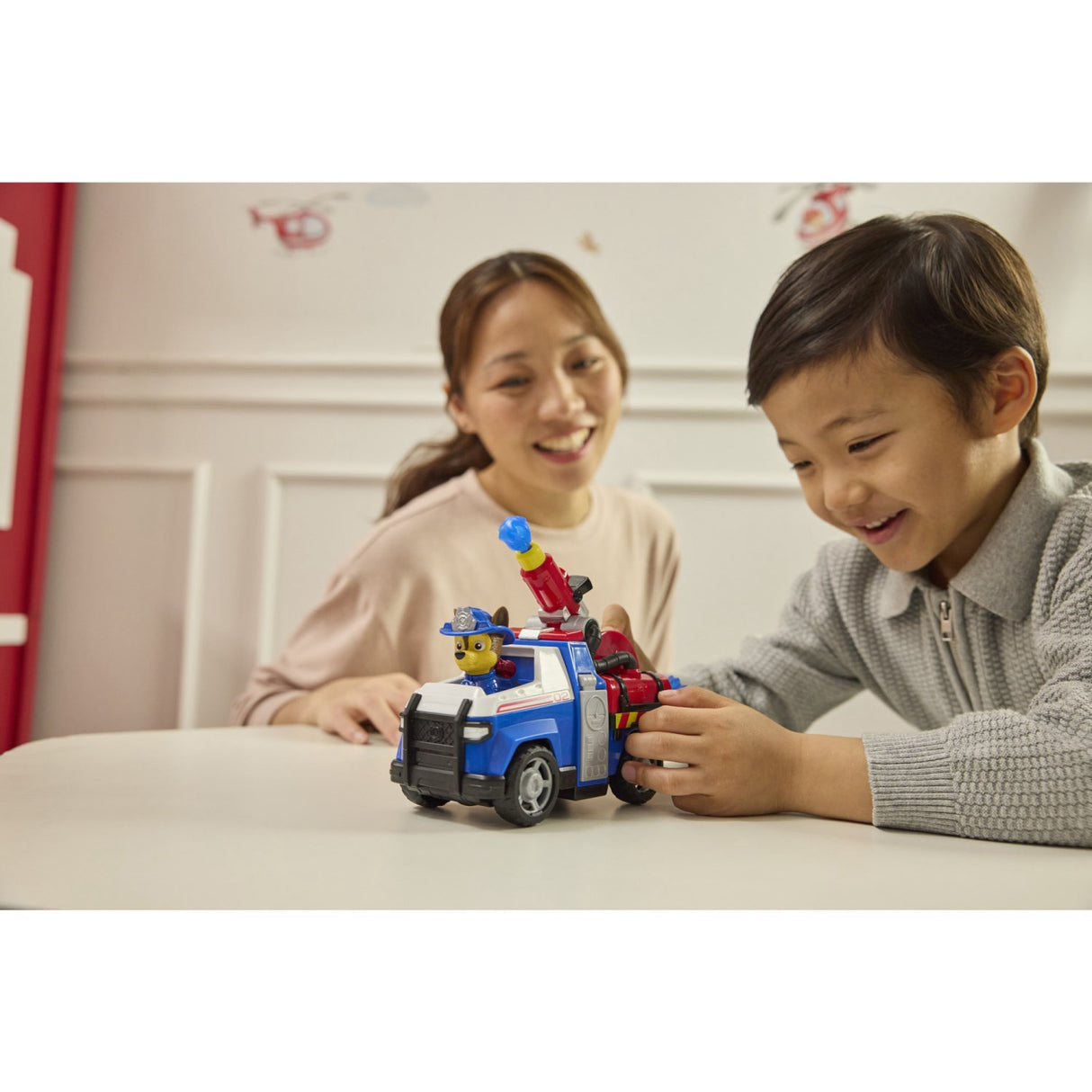 Paw Patrol Fire Rescue Vehicle Chase