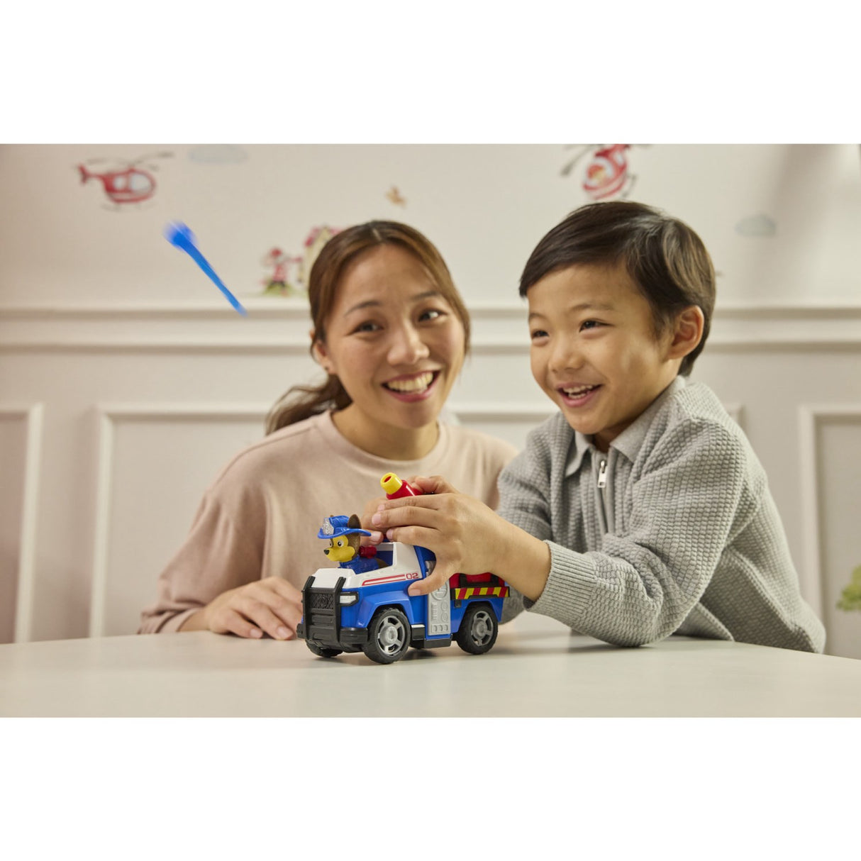 Paw Patrol Fire Rescue Vehicle Chase