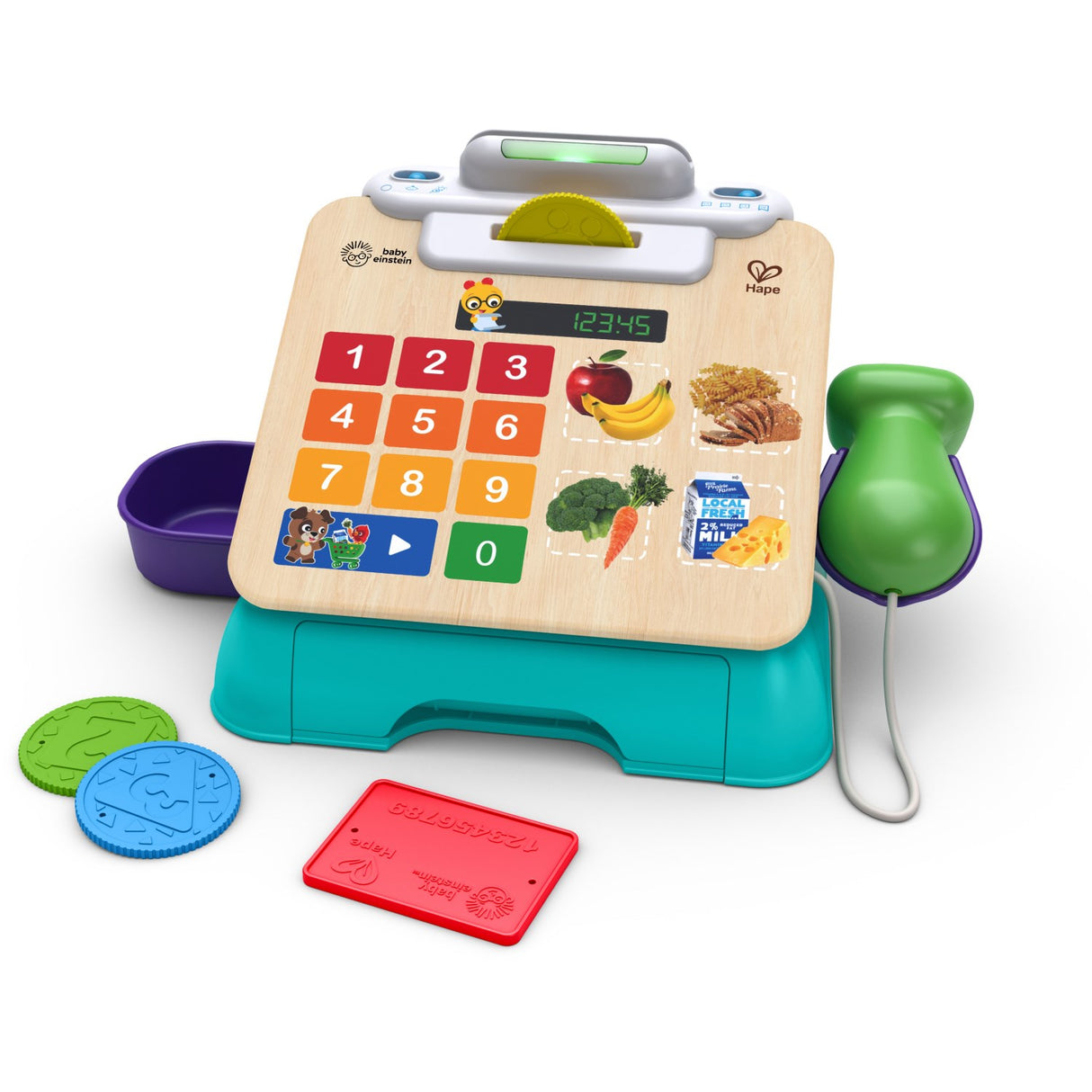 Hape Magic Touch Cash Register Dk/No/Se