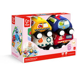 Hape Pull-Back Plush Car Set