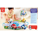 Hape Pull-Back Plush Car Set