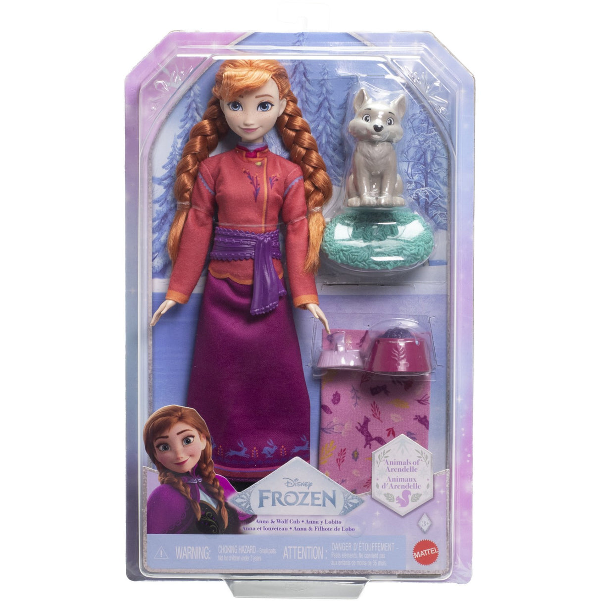 Disney Frozen Anna + Baby Wolf