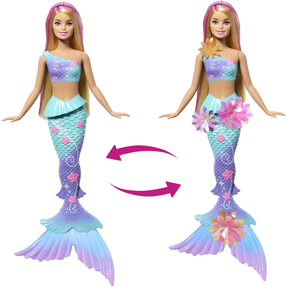 Barbie® Blooming Magic Hvid Havfrue Doll