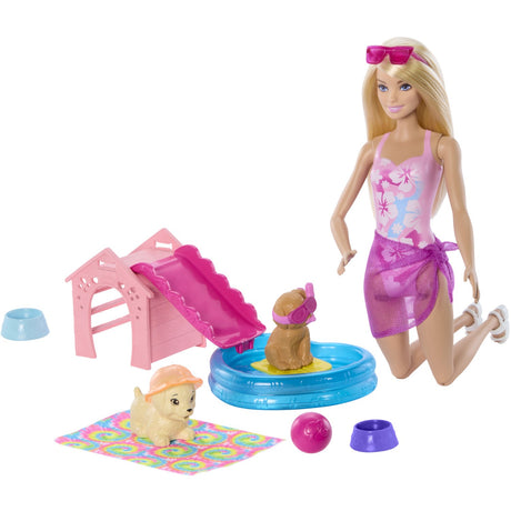 Barbie® Puppy Pool Party Aloha Blonde