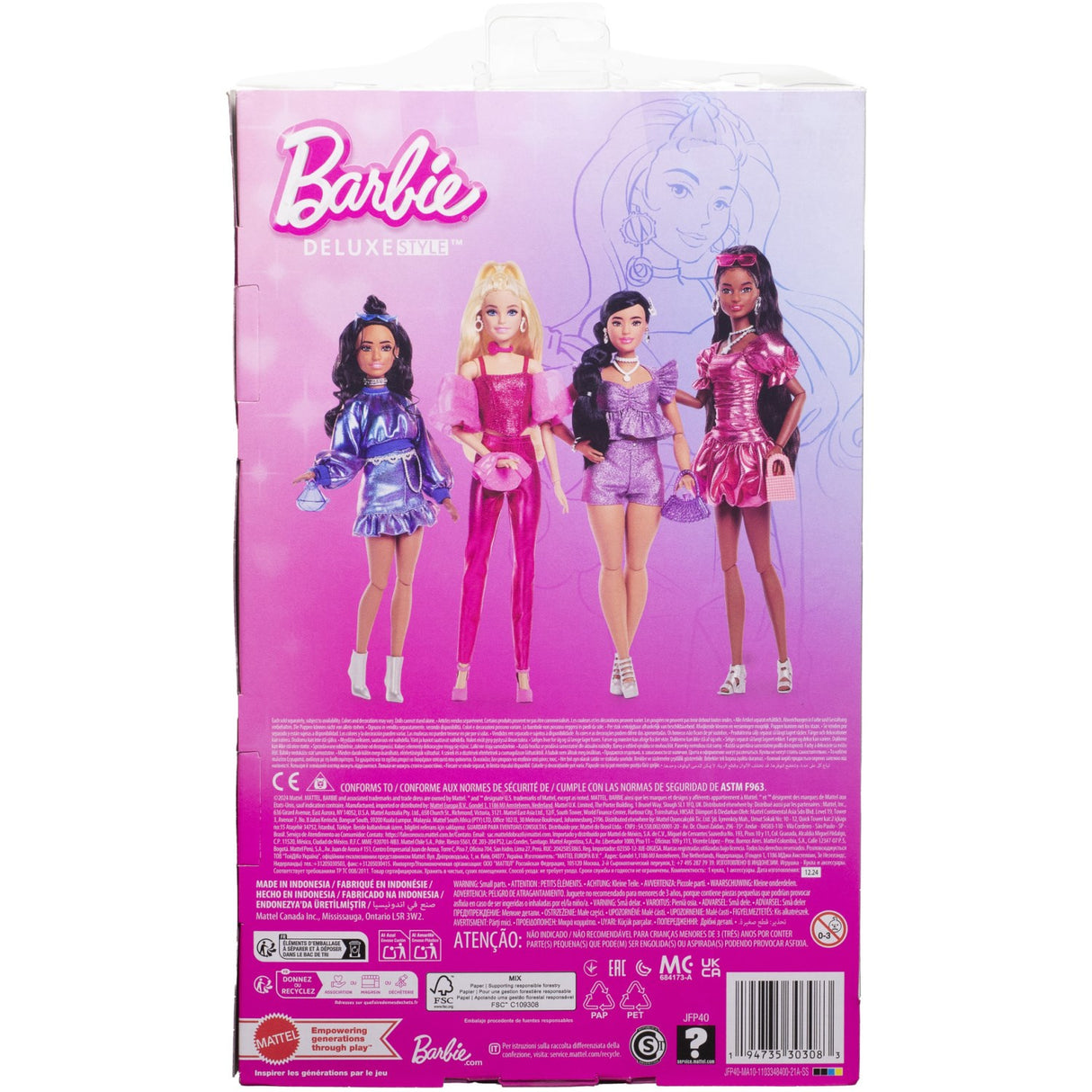 Barbie® Deluxe Style Pink Corset Blond Doll
