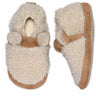 MELTON Oxford Tan Fuzzy Teddy Slippers