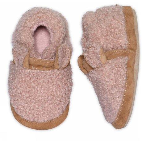 MELTON Rose Dawn Fuzzy Teddy Slippers