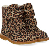 Angulus Beige Leo/Taupe TEX Boot with Velcro Closure