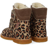 Angulus Beige Leo/Taupe TEX Boot with Velcro Closure