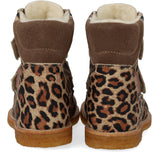 Angulus Beige Leo/Taupe TEX Boot with Velcro Closure