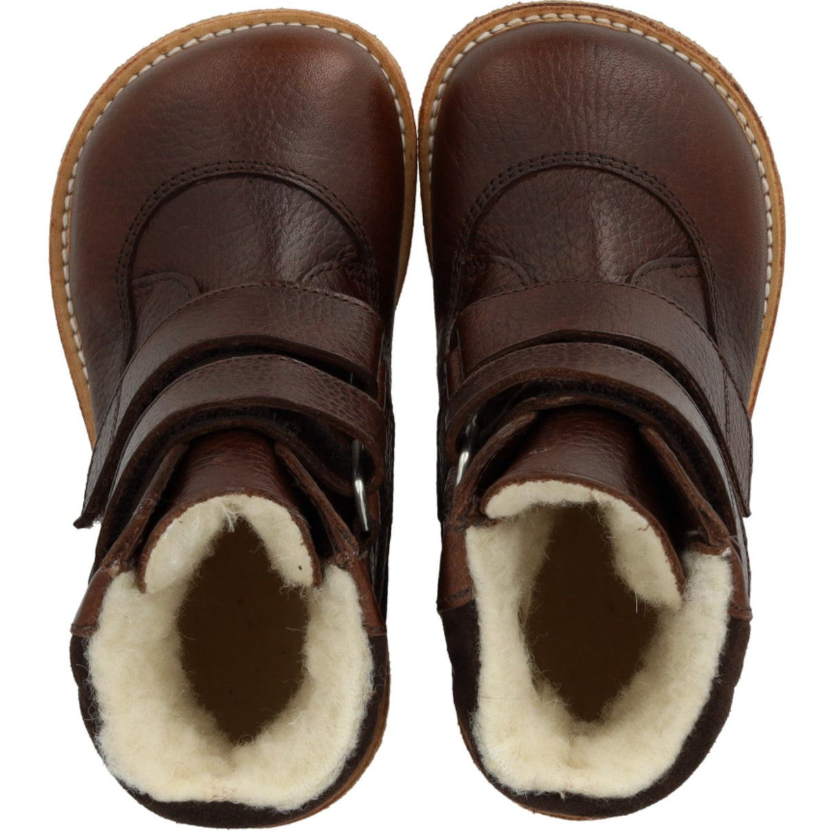 Angulus Dark Brown/Dark Brown TEX Boot with Velcro Closure