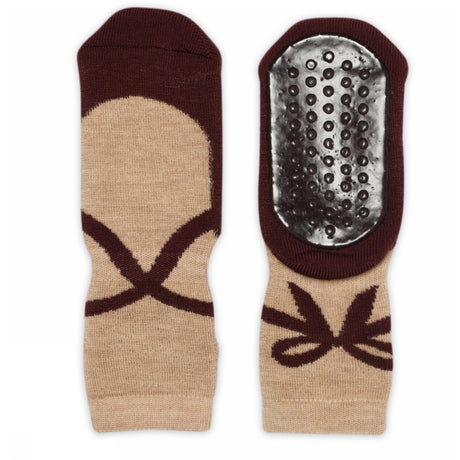 Mp Danmark Wine Red Kaia Socks Anti-Slip