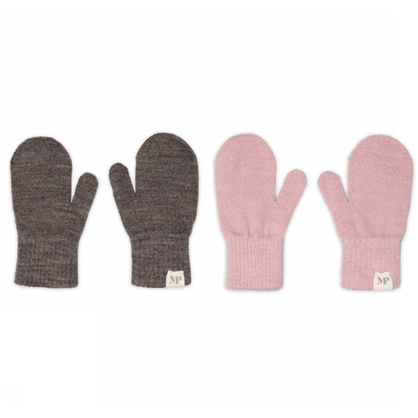 Mp Danmark Mix Denver Mel Alt Rosa Comfy Mittens 2-Pack
