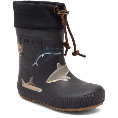 Bisgaard Deep Blue Shark Thermo Rubber Boot