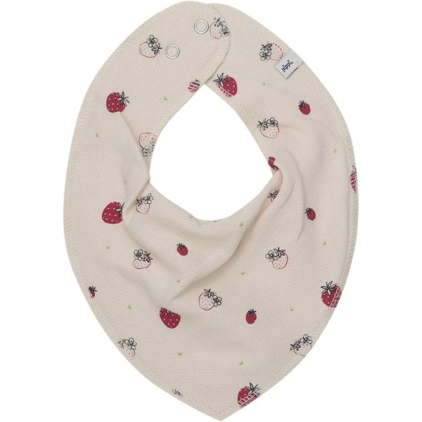 Pippi Bandana Bib True Red 3