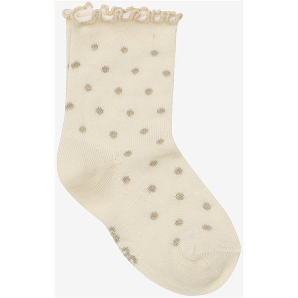 Minymo Simply Taupe Socks 2-pack 4