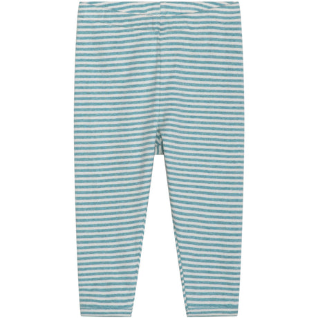 Serendipity Nile/Offwhite Baby Leggings Stripe