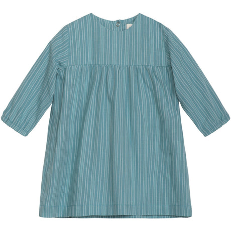 Serendipity Mineral Stripe Baby Puff Dress