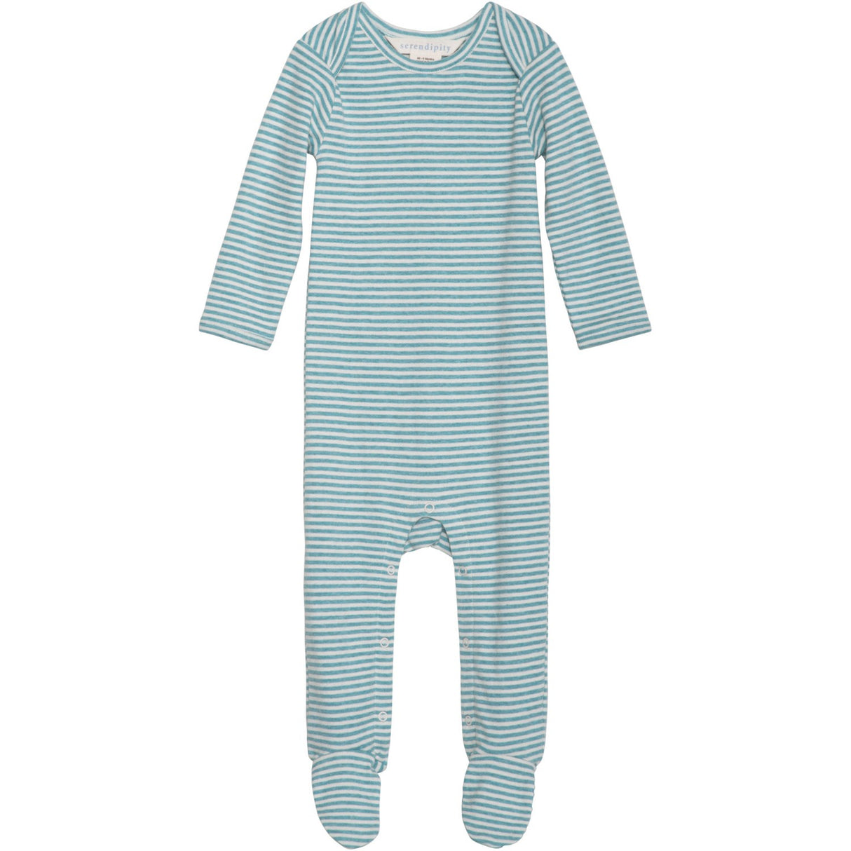 Serendipity Nile/Offwhite Baby Suit Stripe
