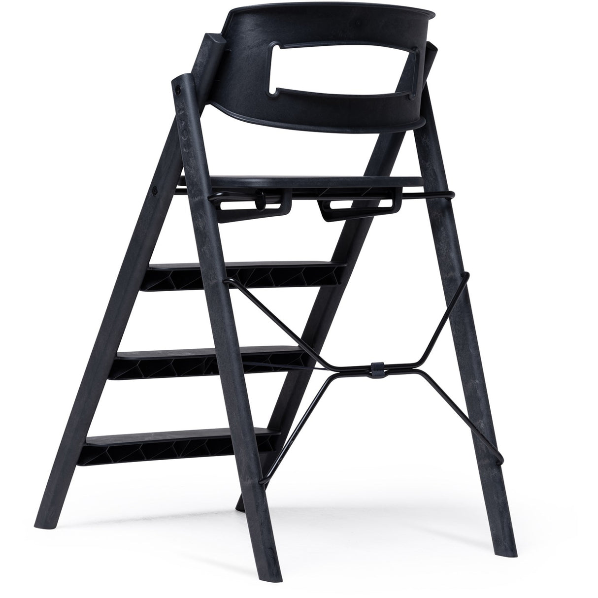 KAOS Charcoal Black Klapp High Chair Recycled