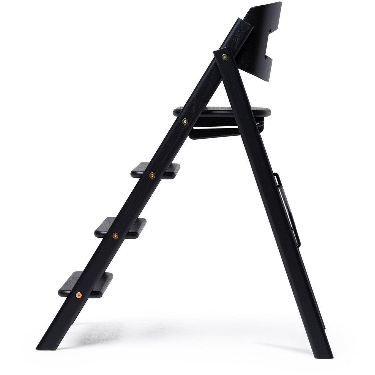 KAOS Black Klapp High Chair Oak