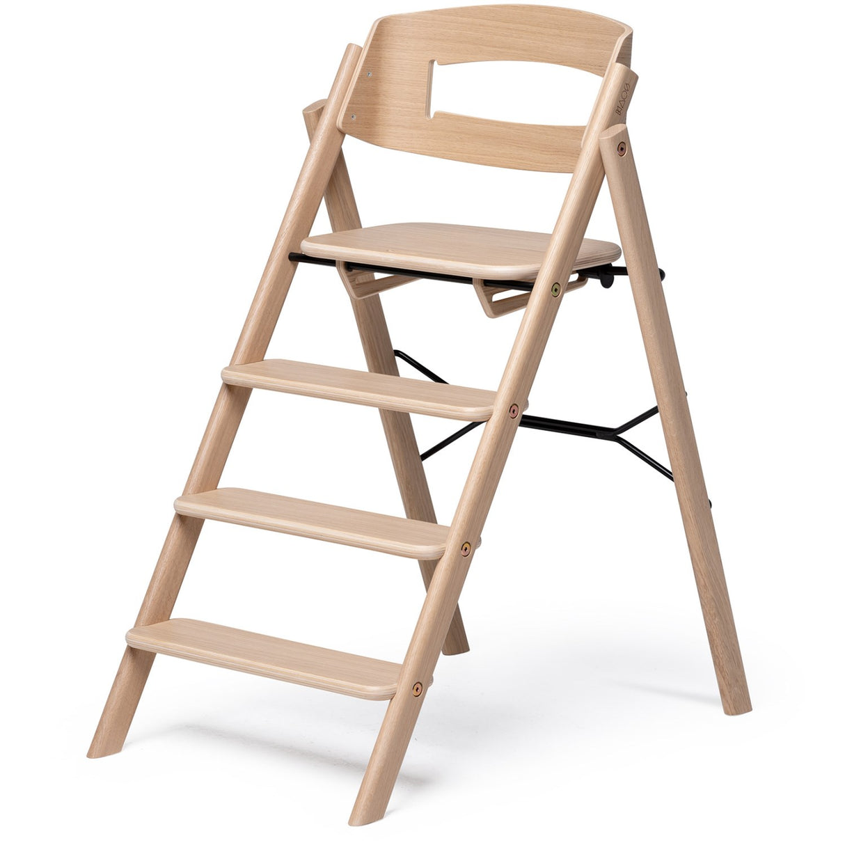 KAOS Natural Klapp High Chair Oak