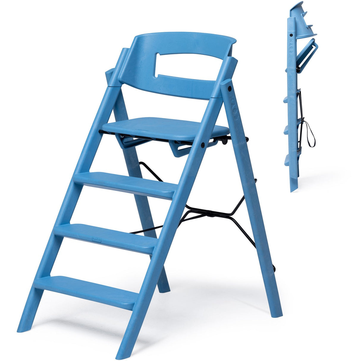 KAOS Swedish Blue Klapp High Chair Recycled