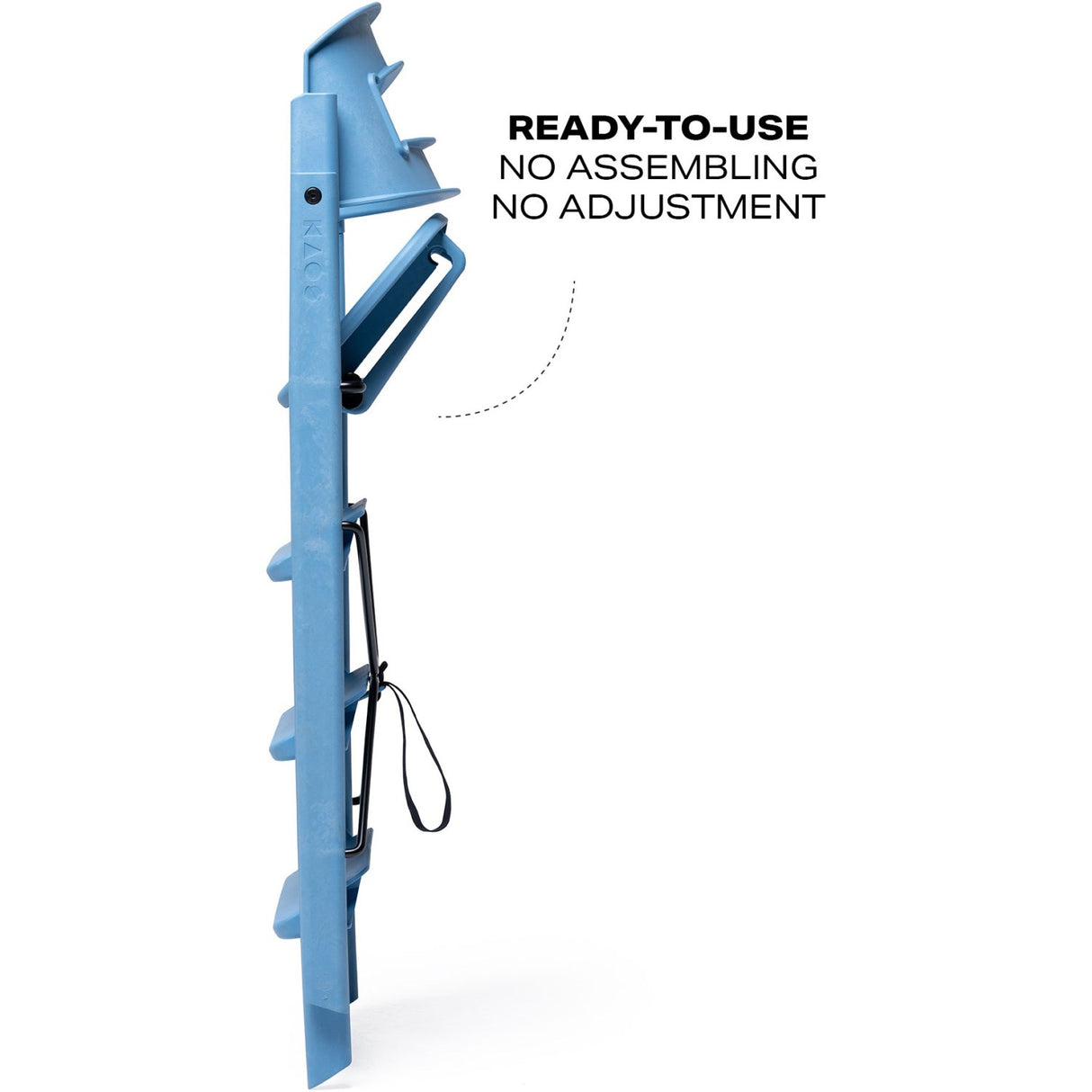 KAOS Swedish Blue Klapp High Chair Recycled