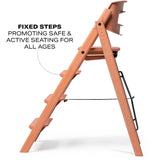 KAOS Terracotta Pink Klapp High Chair Recycled