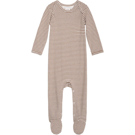 Serendipity Almond/Offwhite Baby Suit Stripe