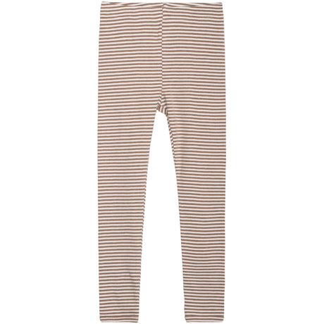Serendipity Almond/Offwhite Leggings Stripe