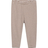 Serendipity Almond/Offwhite Baby Leggings Stripe