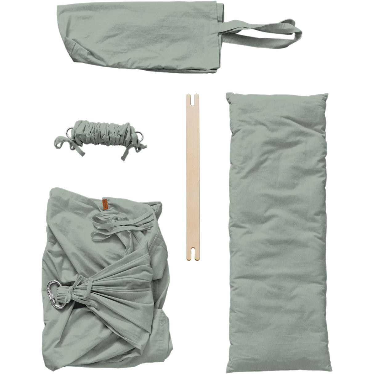 MEMBANTU Sage Green Organic Baby Hammock Basic