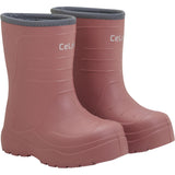 CeLaVi Brick Dust Thermal Wellies Embossed