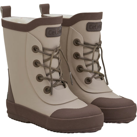 CeLaVi White Pepper Thermal Wellies W. Wool Lining